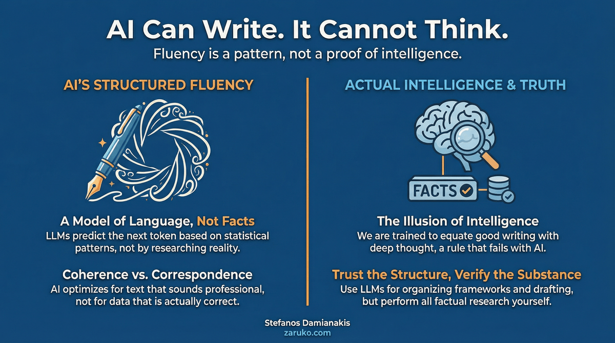 AI Can Write. It Cannot Think.